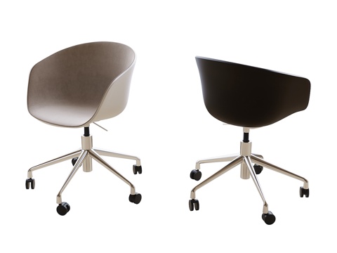 现代办公椅 书椅su模型