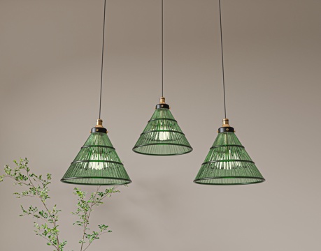  中古风吊灯3d模型 