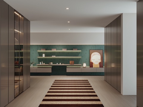  poliform衣帽间3d模型 