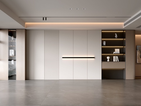  意式客厅 现代客厅 沙发背景墙 轻奢客厅 客厅背景3d模型 