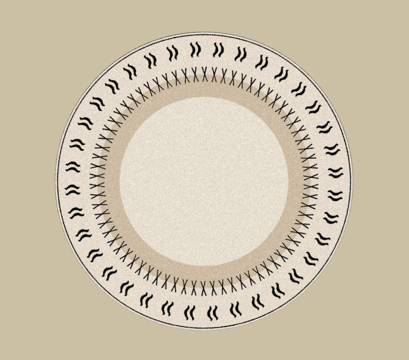 法式复古地毯 圆形地毯 中古地毯su模型