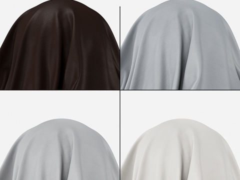  Maharam - Article皮革 - 套装3（4块无缝3d模型 