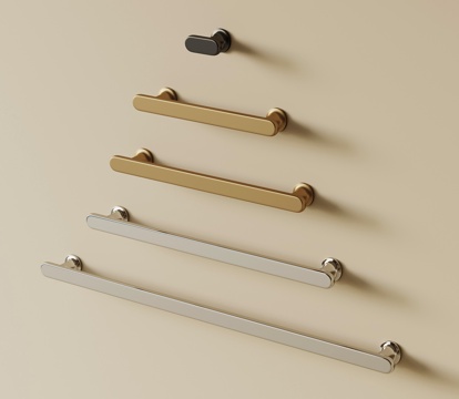 现代拉手 柜门拉手 床头柜拉手su模型