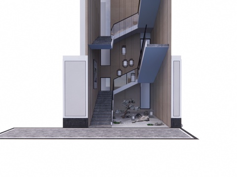 小品 组团 造景 花镜 绿化su模型