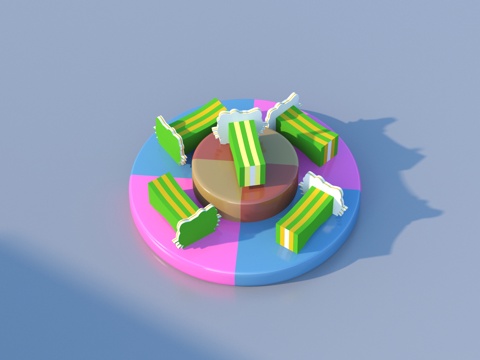  儿童游乐设施3d模型 