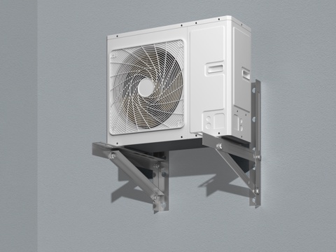  空调钢支架3d模型 