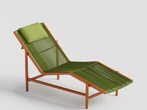 kun 现代庭院 花园躺椅 休闲躺椅 泳池躺椅su模型