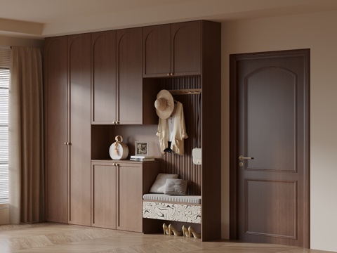 中古鞋柜 玄关柜su模型