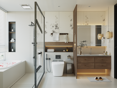 宋式卫生间su模型