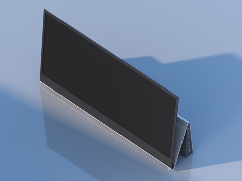  电视机 电器3d模型 