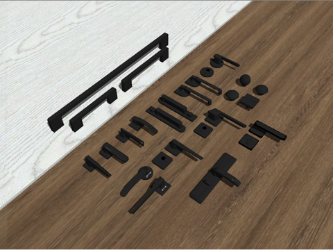 现代门把手su模型