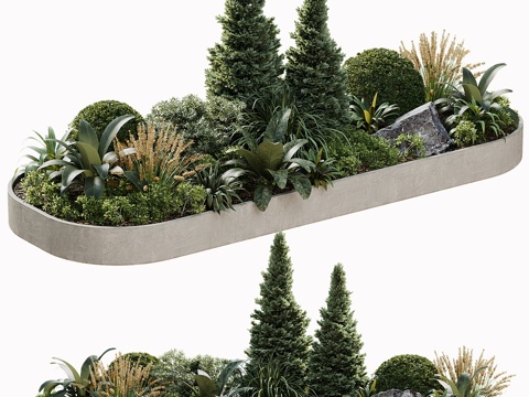  户外植物383d模型 