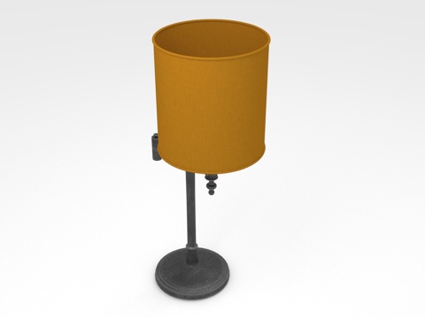  台灯 灯罩 灯座 立式灯 家居照明3d模型 