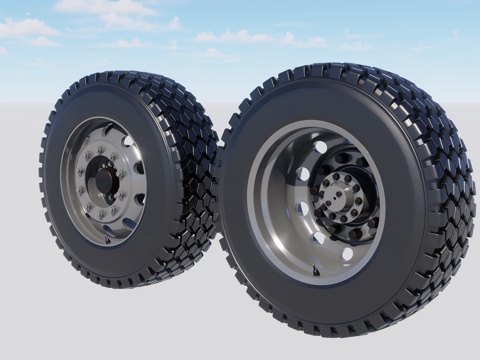  现代汽车轮胎 汽车 轮胎 车胎 配件 零件 交通工具 轿车3d模型 