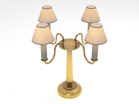  台灯 灯具 落地灯 灯罩 灯架3d模型 