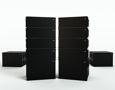  线阵音箱3d模型 