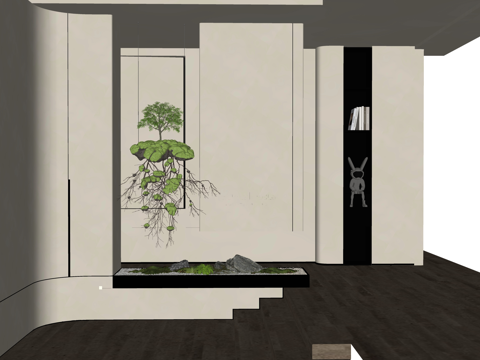 花镜 小品 绿化 微景观 造景 组团 景观su模型