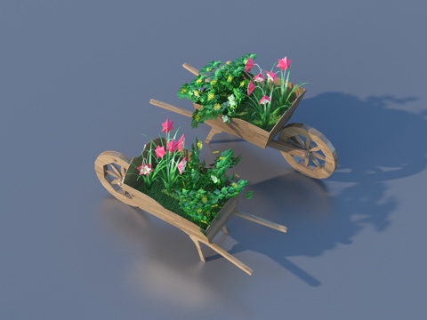  花盆 盆栽 绿植 植物3d模型 