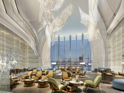 泉州泉商逸林希尔顿酒店cad施工图