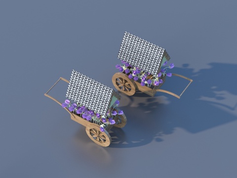  花盆 盆栽 绿植 植物3d模型 