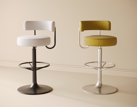 现代吧椅 吧台椅su模型