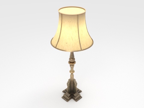  台灯 灯具 灯罩 床头灯 装饰灯3d模型 