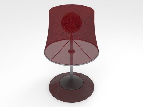  台灯 灯罩 底座 灯杆 家居照明3d模型 