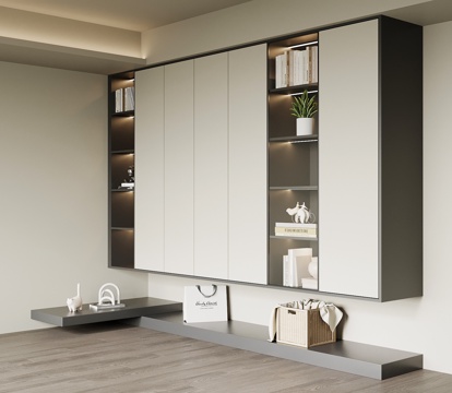  现代衣柜3d模型 