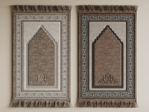 意式简约地毯 方形地毯 布艺地毯 客厅地毯 艺术地毯su模型