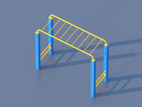  健身器材3d模型 