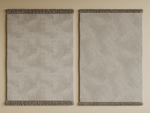 意式地毯 方形地毯 布艺地毯 客厅地毯 艺术地毯su模型