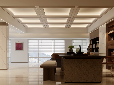  现代总经理办公室 经理办公室 经理办公室 总经理办公室3d模型 