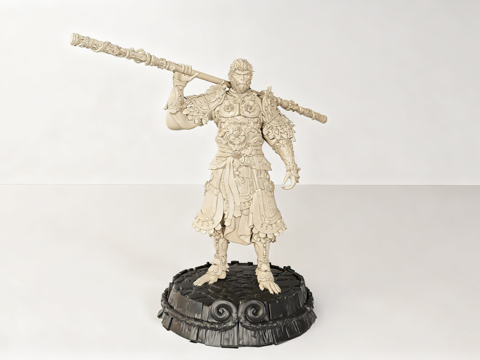 黑神话悟空 天命人 手办摆件 雕塑su模型