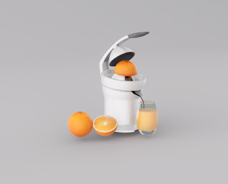  榨汁机su模型 