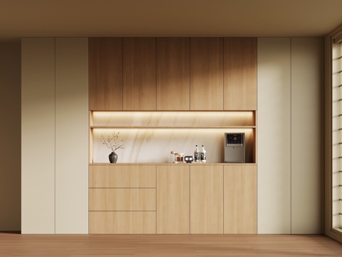 中古酒柜3d模型