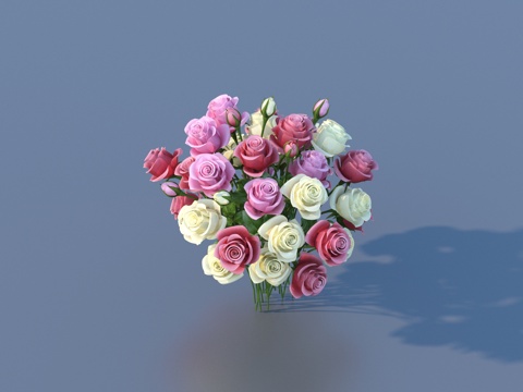  花束 手捧花3d模型 