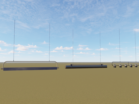 现代简约吊灯组合su模型