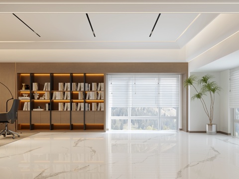  现代总经理办公室 经理办公室 经理办公室 总经理办公室3d模型 