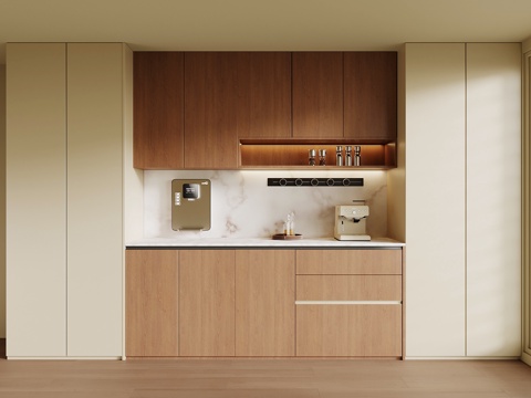 中古酒柜su模型