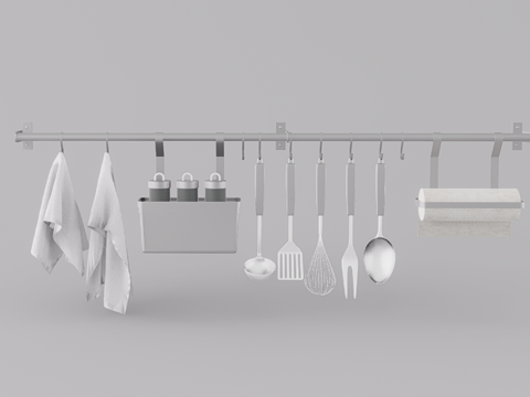 厨具组合su模型