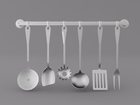 厨具组合su模型