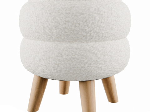  北欧简约矮凳 矮凳 简约矮凳 沙发矮凳 木质矮凳 凳子3d模型 