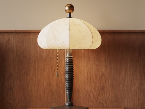 法式复古台灯3d模型