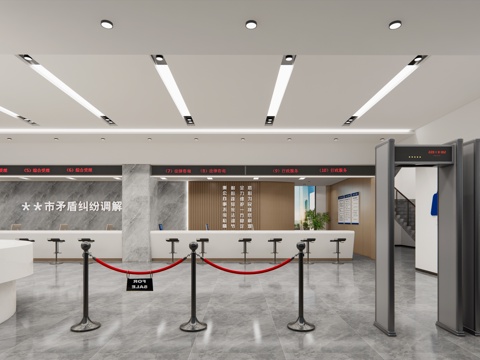 现代办事大厅_党群服务中心_社区服务中心_便民服务中心_矛盾su模型