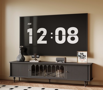 法式复古电视柜su模型