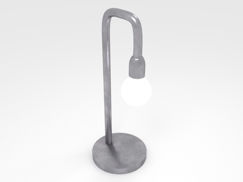  台灯 灯具 灯泡 立式灯 照明3d模型 