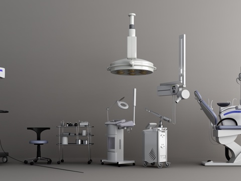  医疗器械医疗器材3d模型 