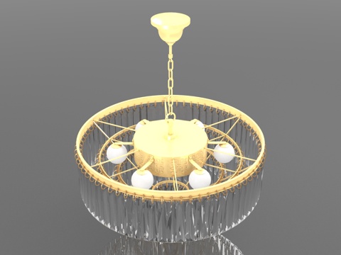  吊灯 水晶灯 客厅灯 餐厅灯 卧室灯3d模型 