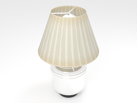  台灯 灯罩 床头灯 阅读灯 装饰灯3d模型 