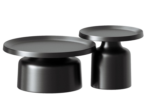  Palatine钢制咖啡桌与边桌3d模型 